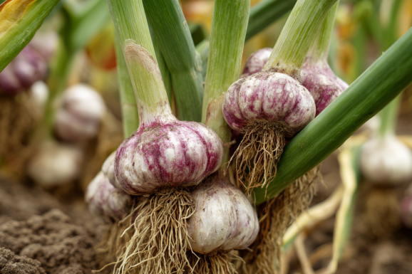 Garlic (Allium sativum)