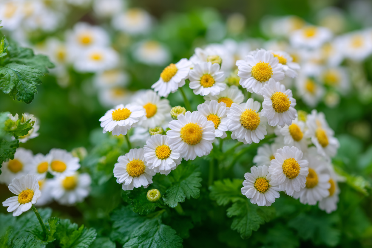 Feverfew (Tanacetum parthenium)