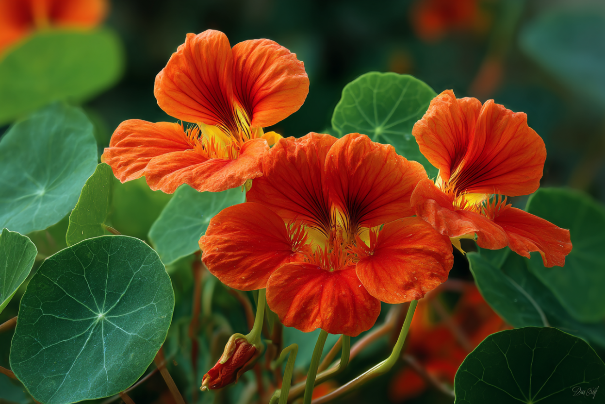 Nasturtium (Tropaeolum majus)